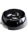 Nutrapet Melamine slow-feeding Bowl, Black Small: 14/4.5 cms ml/oz
