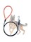 Mi Metty Dog Leash for Dogs Up to 250 Pound,Heavy Duty Leash Made of Coated Wire Rope for Large and Medium Dogs,Dog Tie Out Cable with Soft Silicone Grip.Dog Chains (Black, 5 FT)