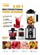 Denx 3 Jar Electric Blender with Pure Copper Motor and Multi-Speed Control
