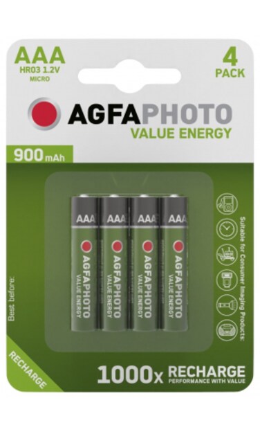 AgfaPhoto Rechargeable Micro AAA 900 series B4