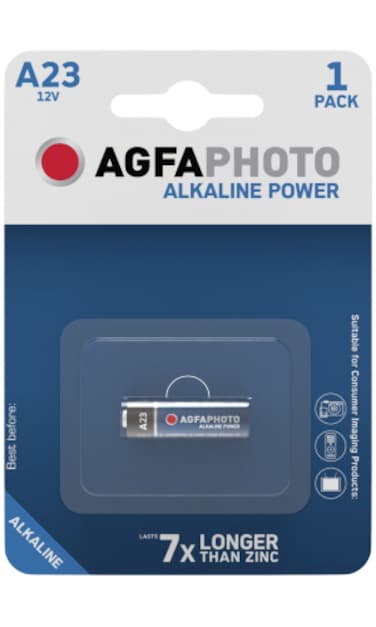 AgfaPhoto Alarm Controller Battery Alkaline A23 LR23A B1