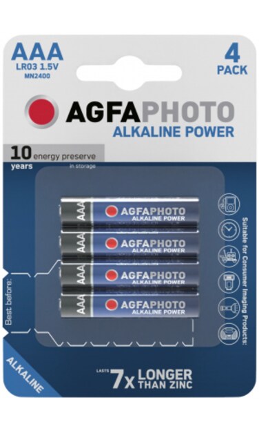 AgfaPhoto Alkaline Micro Battery AAA B4