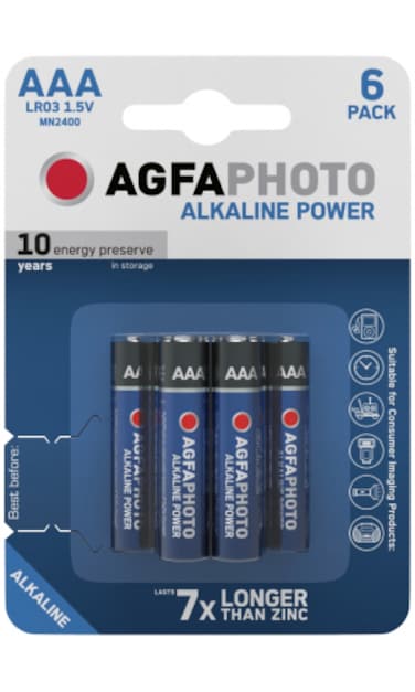 AgfaPhoto Alkaline Micro Battery AAA B6