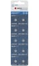 AGFAPHOTO Alkaline Long Lasting Coin Button Cell [ AG4, LR66 ]  Pack of 10 Batteries Equivalent to batteries : SR626SW, SR66, SR626, SB-AW, 280-39, BA, V377, D37, AG4