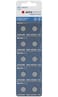 AGFAPHOTO Alkaline Long Lasting Coin Button Cell [ AG8, LR1120, LR55 ]  Pack of 10 Batteries Equivalent to batteries : SR1120W, SR55, SR1121, SB-BS/ES, 280-30, L, V391, AG8