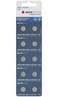 AGFAPHOTO Alkaline Long Lasting Coin Button Cell [ AG10, LR1130, LR54 ]  Pack of 10 Batteries Equivalent to batteries : SR1130W, SR54, SR1130, SB-BU, 280-15, M, V389, D38, AG10