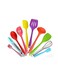 Piece Rainbow Silicone Kitchen Utensil Set Rainbow 18x7x15cm