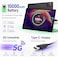 C idea P200 14" Smart Tablet PC, 16GB RAM + 512GB Storage, Android 14, 10000mAh, 5G WiFi, 13MP+5MP Camera, Keyboard &amp; Mouse (Black)