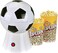 Popcorn Machine Hot air Pop Popper Maker Small Tabletop Home Party Snack,Sports-Themed Popcorn Machine &ndash; Soccer, Basketball &amp; Volleyball Style   Healthy Snack Maker for Family Movie Nights &amp; Parties