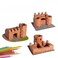 Teifoc Brick Construction Toy Set - TEI 4070 - Small Castle And Pen Holder Stone Building Kit - 6+ Years - 100pcs