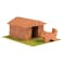 Teifoc Brick Construction Toy Set - Teifoc 1002 - Dog Kennel Includes Puppy Made of Clay - 6+ Years - 17pcs