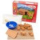 Teifoc Brick Construction Toy Set - Teifoc 1002 - Dog Kennel Includes Puppy Made of Clay - 6+ Years - 17pcs