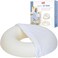 Sissel Sit Ring Round, Ergonomic Seat Cushion For Pressure Relief, Ideal For Hemorrhoids &amp; Tailbone Pain, Skin-Friendly Terrycloth Cover, Washable, Safe &amp; Comfortable, 17.7 Inches