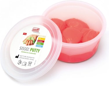 Sissel Putty Red/Medium, Finger And Hand Exercises, Therapy Putty For Flexibility &amp; Fine Motor Skills, Strengthening Forearm Muscles, For Muscle Development &amp; Recovery