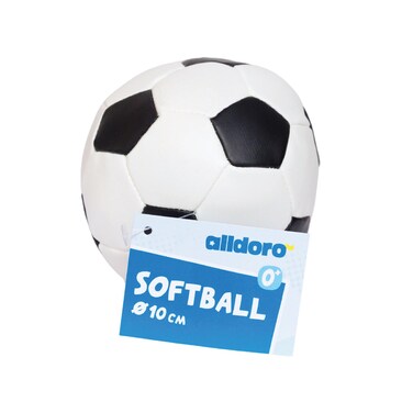 Alldoro - Softball &Oslash; 10 cm, black/white - Black/White