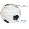 Alldoro - Softball &Oslash; 18 cm, black and white - Black/White