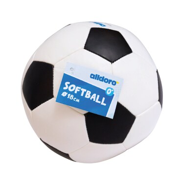 Alldoro - Softball &Oslash; 18 cm, black and white - Black/White