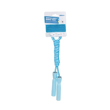 Alldoro - 2 in 1 Skipping Rope &amp; Rubber Twist - Blue
