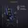 noblechairs EPIC Compact Gaming Chair-black/carbon/blue