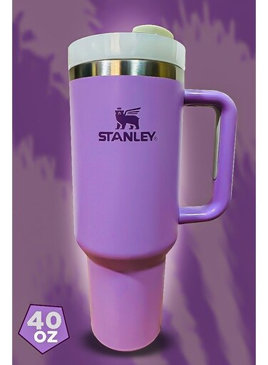 40oz Stainless Steel Tumbler Travel Mug with Straw BPA Free Sustainable and Dishwasher Safe with Leak Resistant FlowState Lid Double Wall Insulated to Keep Beverages Hot for 16 Hours and Cold for 24 Hours Slim Base Fits Standard Car Cup Holders Durable Ergonomic Handle for Travel Office or Outdoor Use