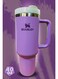 40oz Stainless Steel Tumbler Travel Mug with Straw BPA Free Sustainable and Dishwasher Safe with Leak Resistant FlowState Lid Double Wall Insulated to Keep Beverages Hot for 16 Hours and Cold for 24 Hours Slim Base Fits Standard Car Cup Holders Durable Ergonomic Handle for Travel Office or Outdoor Use