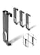 NACETURE Gridwall Hooks- 16 Pcs Display Hooks for Grid Wall Panel- Grid Wall Hooks with Extra Hook On The Bottom- Durable Wall Grid Panel Hooks for Hanging Retail- Peg Hooks for Gridwall