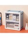 Plastic Makeup Organizer Drawer storage Cabinet Wall Hanging Storage Box 3 Compartment Storage Cosmetic Bins for Office School Home Desktop Organizer (3 Compartments)