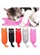 5 pcs Bite Resistant Catnip Toy for Cats,Catnip Filled Cartoon Mice Cat Teething Chew Toy