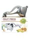 Diversion Nozzle Manual Fruit Juicer Silver