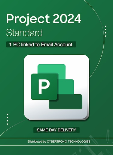 Microsoft Project 2024 Standard 1PC   Digital License   Linked to Email Account   Same-Day Delivery