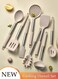 8Pcs Silicone Cooking Utensil Set Stainless Steel Kitchen Utensil Set Heat Resistant Nonstick Silicone Rubber Handle Cooking Tools Gadgets Spatula Set Cookware Kitchenware Set