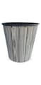 FITTO Durable Metal Bucket   Rust-Resistant Bucket for Home, Kitchen, Bathroom, Office   Durable Bucket   Ideal for Office, Kitchen, Bathroom   Sleek and Modern Design