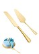 Serving Set Wedding Cake Knife and Server Set Cake Cutting Utensils Stainless Steel Cake Cutter Serrated Cake Knife Professional Dessert Server for Cake Cheese Pie Pizza