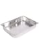 Vague Aluminum English Cake Mould Pot, 12.5 x 24.5 x 7 cm Size, 1.3 mm Thin, Silver