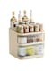 3 Layers Spice Rack Detachable Spice Shelf for Kitchen Countertop Shelf Organizer Standing Seasoning Bottle Shelf Cabinet (flat bottom)