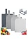 Plastic Chopping Board Set with Stand, Dishwasher Safe &amp; BPA Free, Suitable for Kitchen &amp; Camping, Flexible Small Cutting Boards for Caravan Accessories