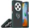 Case for Xiaomi Redmi 14C Case Cover Metal Ring Holder Grip Kickstand Car Magnetic Mount Shockproof Matte Hard Back Bumper Case for Xiaomi Redmi 14C 2024 (Green)
