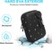 Lacdo Camera Case for Canon PowerShot G7 X Mark III PowerShot G7 X Mark II 4K Vlogging Camera, Point and Shoot Vlogging Camera Bag Carrying Case, Mesh Pocket fits USB Cable, Batteries Black+Black