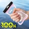 JOTO Universal Waterproof Phone Pouch Cellphone Dry Bag Case for iPhone  -Clearpink
