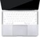 US Layout English language Silicone Keyboard Cover Skin For MacBook Air 13" 2020 With Touch ID Model:- A2179/A2337 M1 Chip, Keyboard Accessories" White