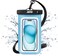 JOTO Universal Waterproof Phone Pouch Cellphone Dry Bag Case for iPhone,Blue
