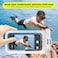 JOTO Universal Waterproof Phone Pouch Cellphone Dry Bag Case for iPhone 16 15 14 13 12 11 Pro Max Mini Plus -White

