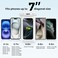 JOTO Universal Waterproof Phone Pouch Cellphone Dry Bag Case for iPhone 16 15 14 13 12 11 Pro Max Mini Plus -White
