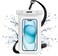 JOTO Universal Waterproof Phone Pouch Cellphone Dry Bag Case for iPhone 16 15 14 13 12 11 Pro Max Mini Plus -White
