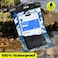 JOTO Universal Waterproof Phone Pouch Cellphone Dry Bag Case for iPhone -Camoblue
