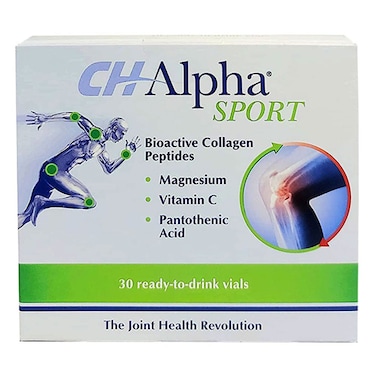 قوارير ببتيد الكولاجين CH Alpha Sport للشرب، 25 مل، عبوة من 30 قارورة
