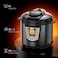 Feller Germany 1000W 6L Electric Pressure Cooker, 12-In-1 Multicooker, Dupont 2X Non-Stick Detachable Pot, 9 Safety Levels, Delay Timer, Steamer, PC165, 2Y Guarantee - UAE Version (Platinum)