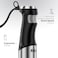 Feller Germany 5in1 Hand Blender, 1000W, 1.8L food Processor+4 Different Blades, 1.2L Chopper, Whisker, Pur&eacute;e Maker, 4-finned Titanium Blade, HB1000 Pro, 2Y Guarantee - UAE Version (Black)