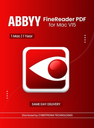 ABBYY FineReader PDF V15   1 Mac for 1 Year   Digital License   SAME DAY DELIVERY