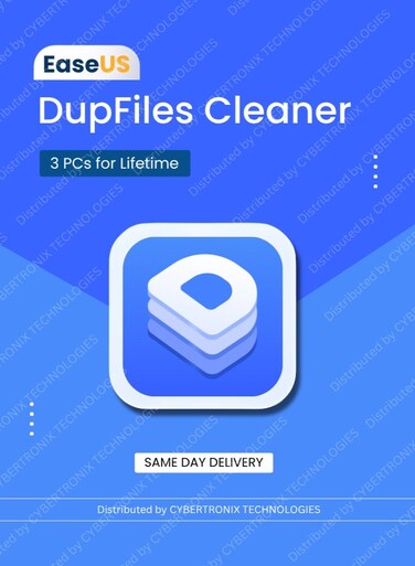 EaseUS DupFiles Cleaner   (3 PCs) For Lifetime   Digital License   Same Day Delivery
